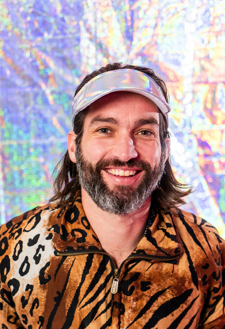 HOLOGRAPHIC TENNIS CAP SILVER