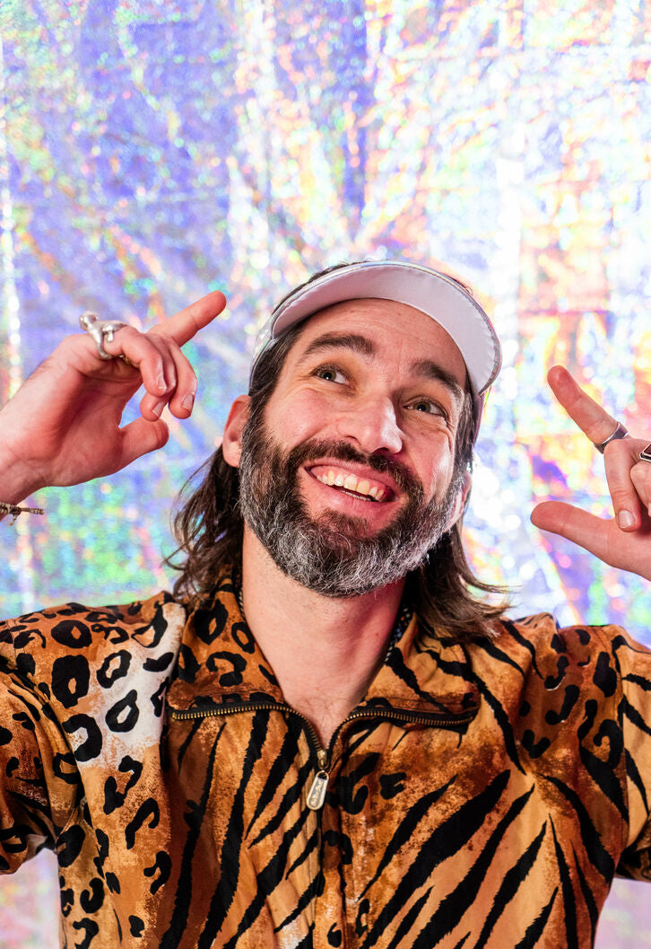 HOLOGRAPHIC TENNIS CAP SILVER